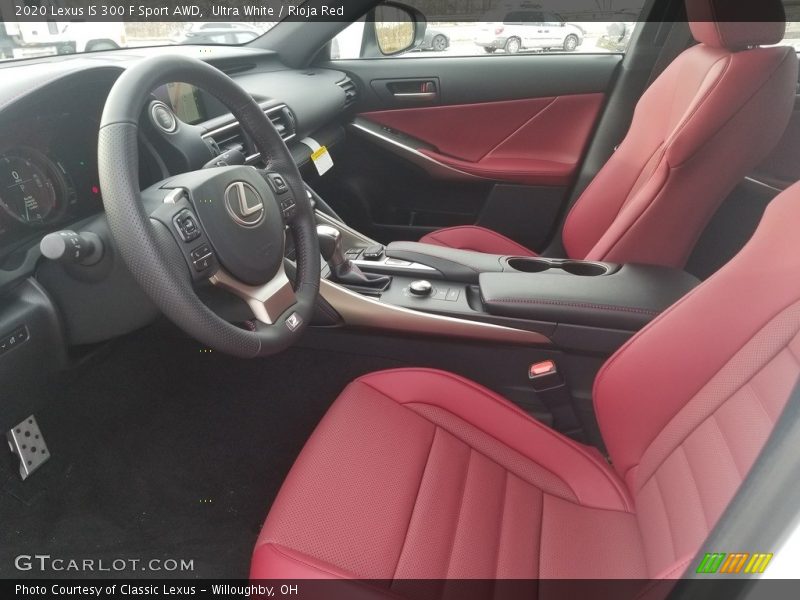  2020 IS 300 F Sport AWD Rioja Red Interior