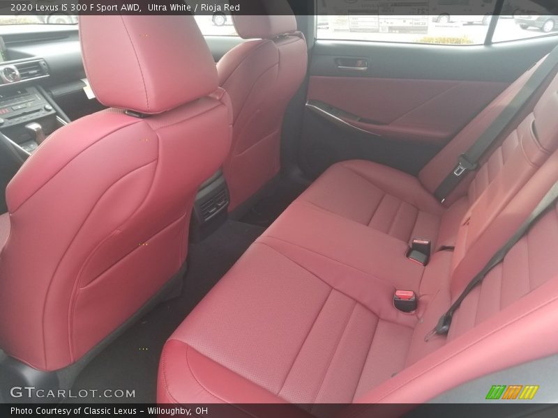 Rear Seat of 2020 IS 300 F Sport AWD