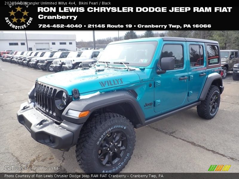 Bikini Pearl / Black 2020 Jeep Wrangler Unlimited Willys 4x4
