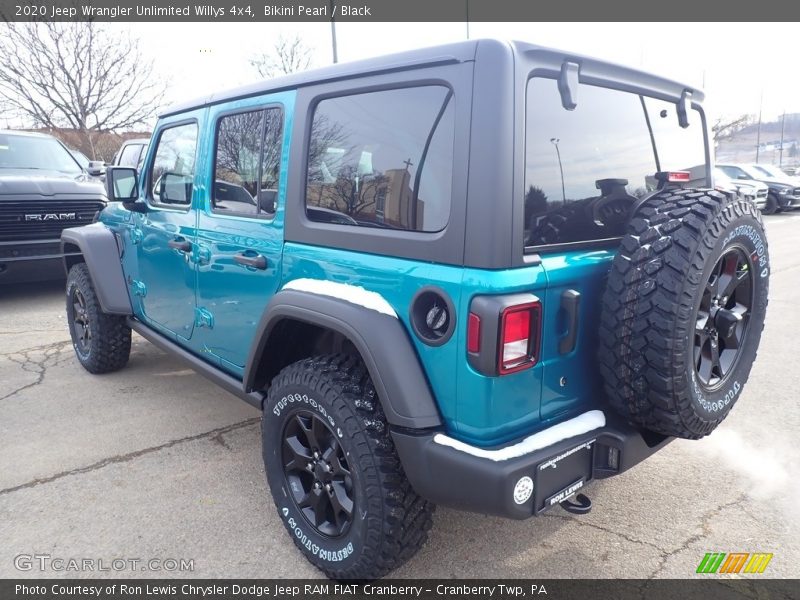 Bikini Pearl / Black 2020 Jeep Wrangler Unlimited Willys 4x4