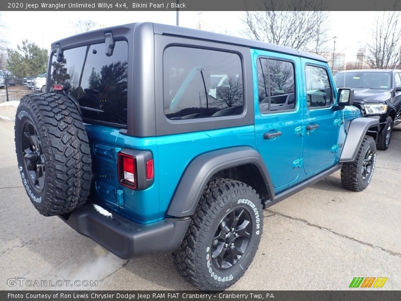 Bikini Pearl / Black 2020 Jeep Wrangler Unlimited Willys 4x4