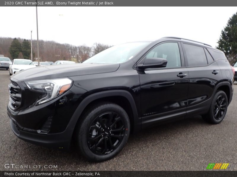 Ebony Twilight Metallic / Jet Black 2020 GMC Terrain SLE AWD