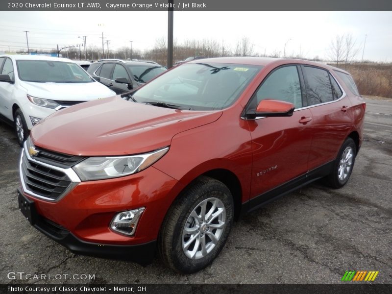 Cayenne Orange Metallic / Jet Black 2020 Chevrolet Equinox LT AWD