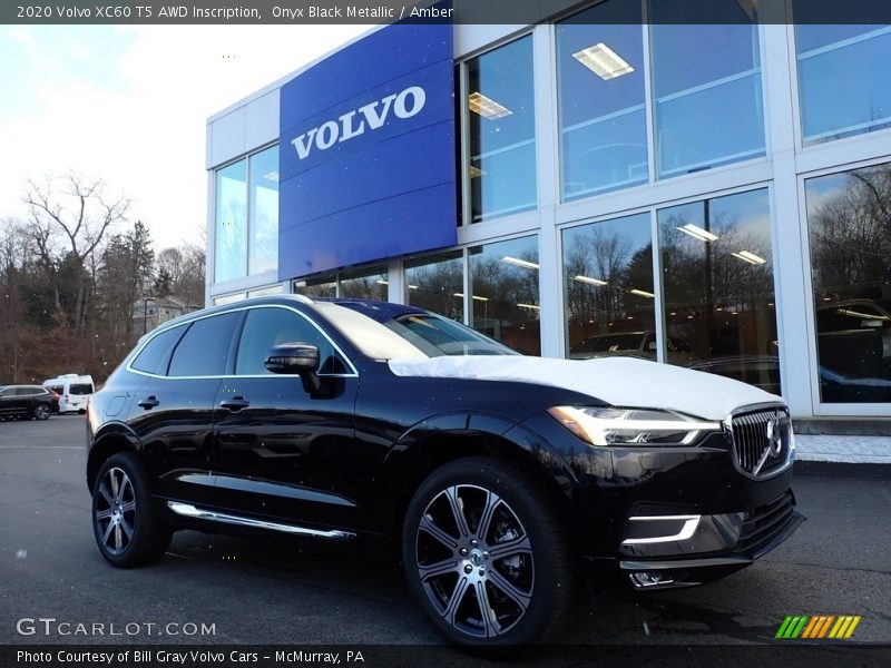 Onyx Black Metallic / Amber 2020 Volvo XC60 T5 AWD Inscription