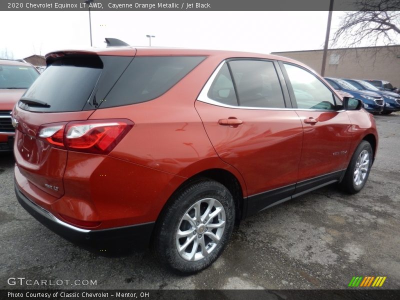 Cayenne Orange Metallic / Jet Black 2020 Chevrolet Equinox LT AWD