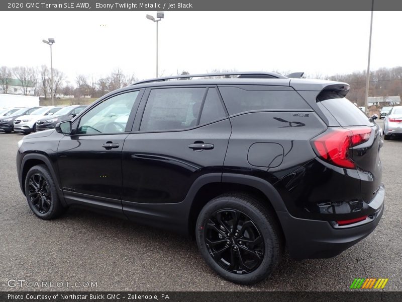 Ebony Twilight Metallic / Jet Black 2020 GMC Terrain SLE AWD