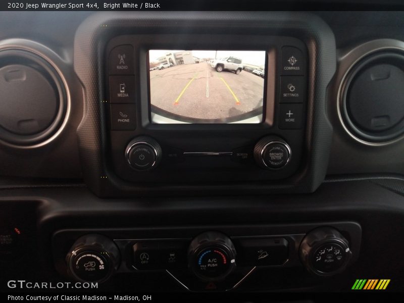 Bright White / Black 2020 Jeep Wrangler Sport 4x4