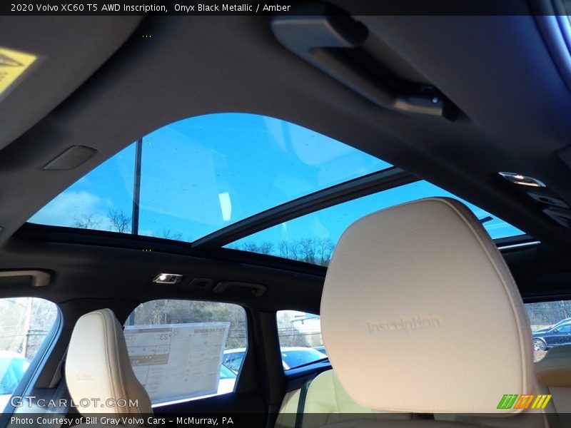 Onyx Black Metallic / Amber 2020 Volvo XC60 T5 AWD Inscription