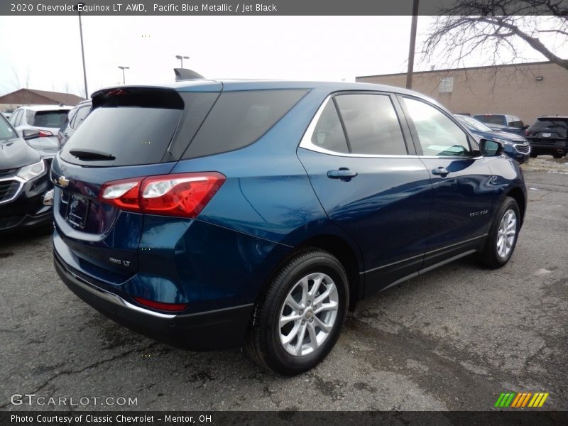 Pacific Blue Metallic / Jet Black 2020 Chevrolet Equinox LT AWD
