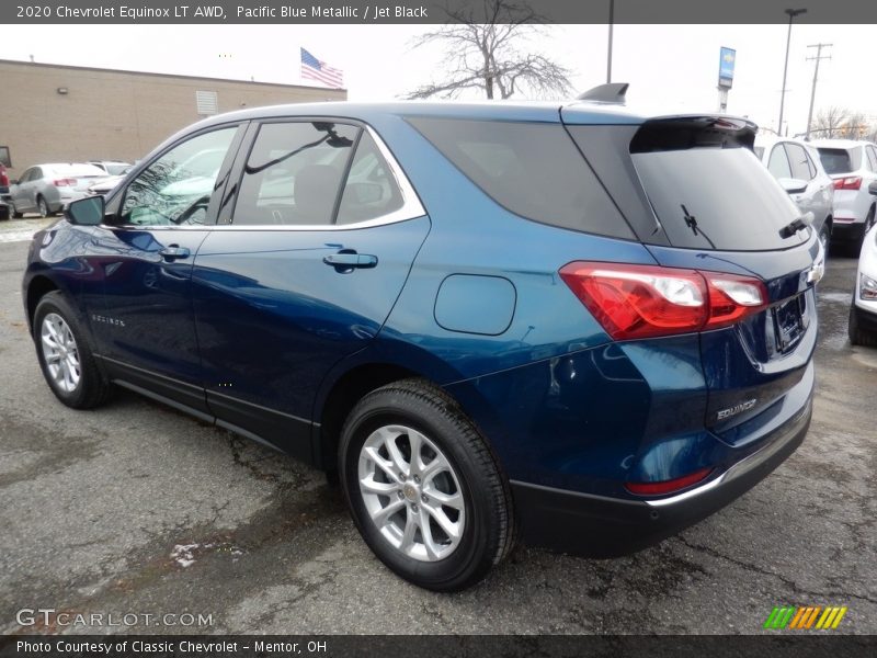 Pacific Blue Metallic / Jet Black 2020 Chevrolet Equinox LT AWD