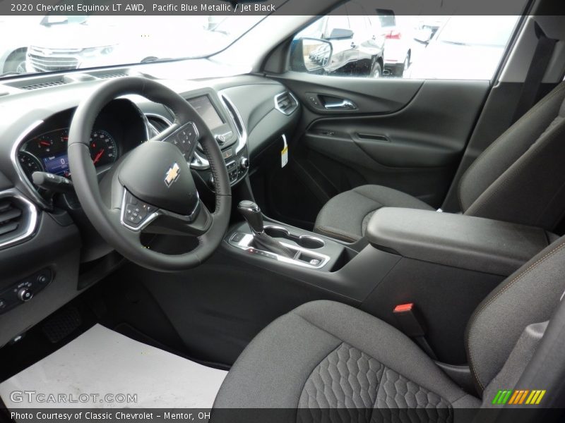 Pacific Blue Metallic / Jet Black 2020 Chevrolet Equinox LT AWD