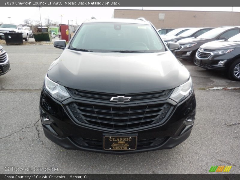 Mosaic Black Metallic / Jet Black 2020 Chevrolet Equinox LT AWD