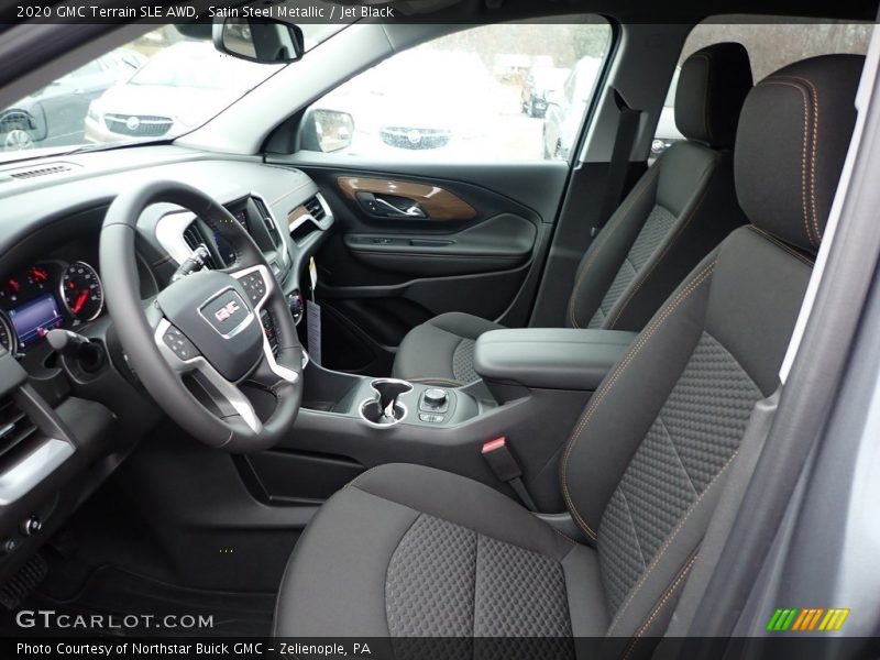 Satin Steel Metallic / Jet Black 2020 GMC Terrain SLE AWD