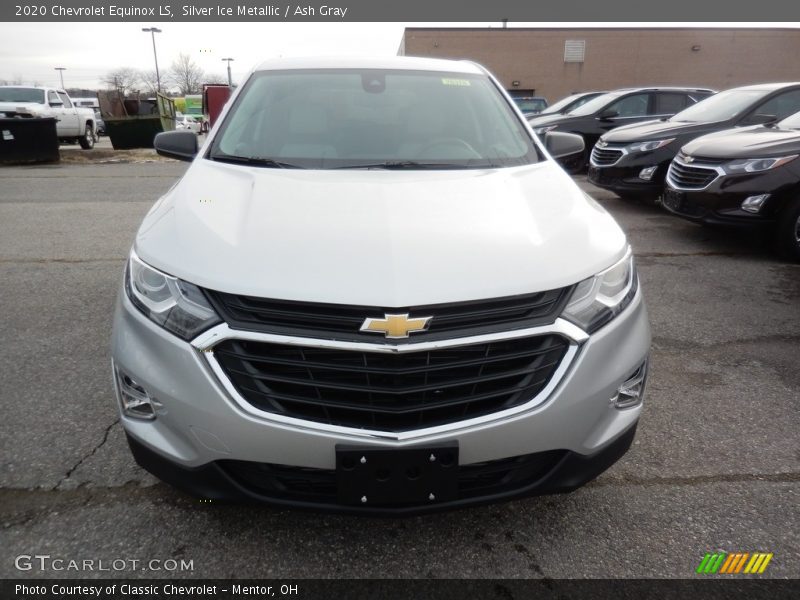 Silver Ice Metallic / Ash Gray 2020 Chevrolet Equinox LS