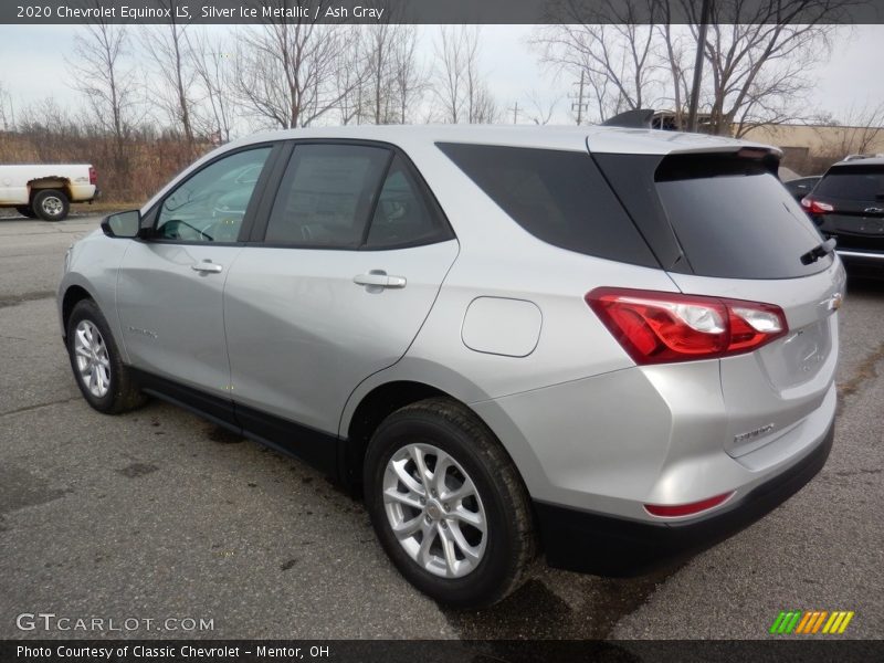 Silver Ice Metallic / Ash Gray 2020 Chevrolet Equinox LS