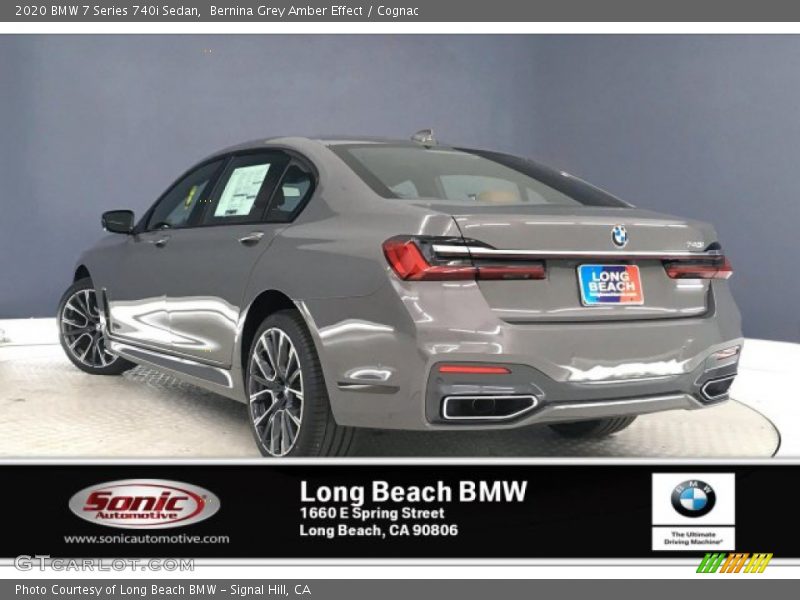 Bernina Grey Amber Effect / Cognac 2020 BMW 7 Series 740i Sedan