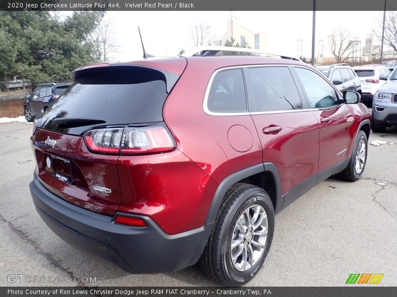 Velvet Red Pearl / Black 2020 Jeep Cherokee Latitude Plus 4x4