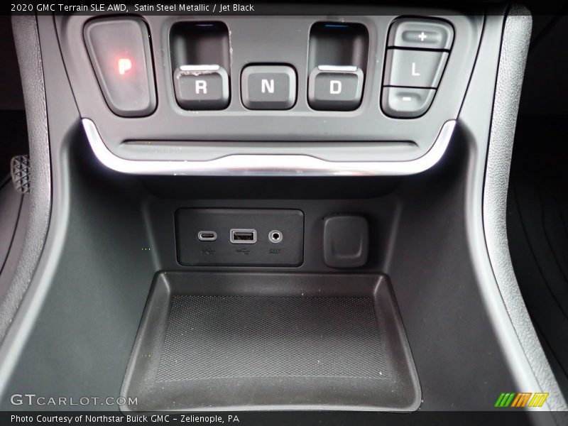 Satin Steel Metallic / Jet Black 2020 GMC Terrain SLE AWD