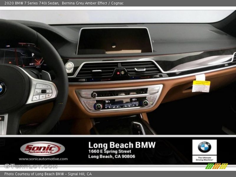 Bernina Grey Amber Effect / Cognac 2020 BMW 7 Series 740i Sedan