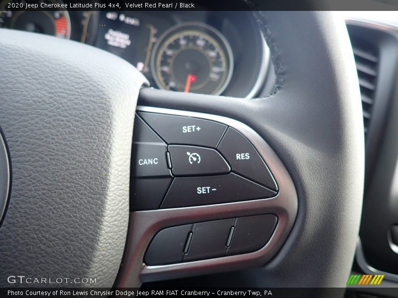 Velvet Red Pearl / Black 2020 Jeep Cherokee Latitude Plus 4x4