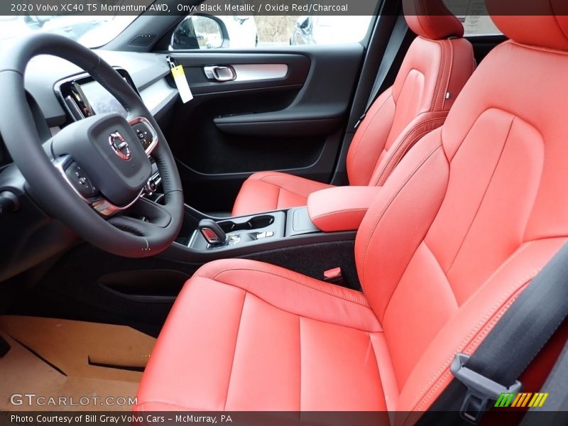  2020 XC40 T5 Momentum AWD Oxide Red/Charcoal Interior