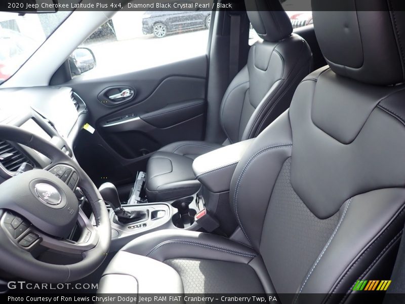 Front Seat of 2020 Cherokee Latitude Plus 4x4