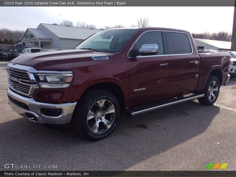 Delmonico Red Pearl / Black 2020 Ram 1500 Laramie Crew Cab 4x4