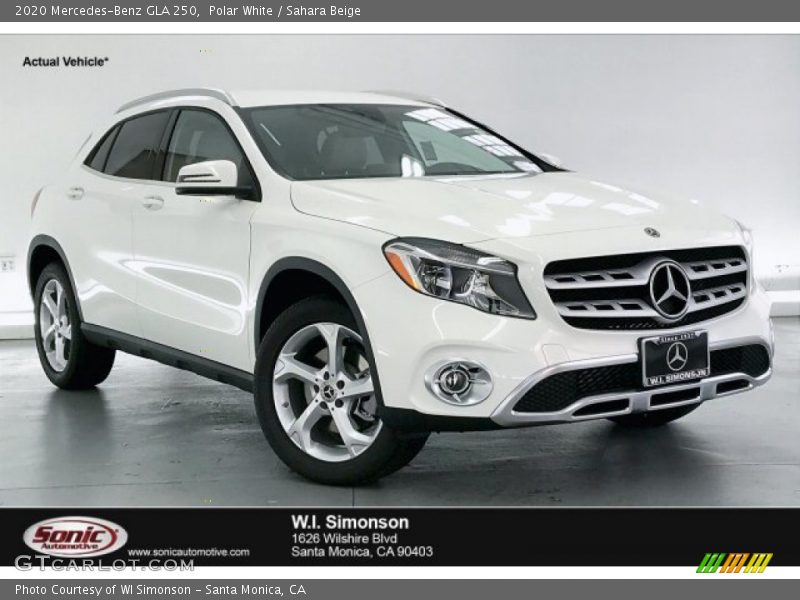 Polar White / Sahara Beige 2020 Mercedes-Benz GLA 250