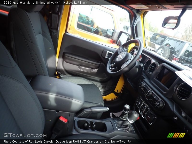 Hellayella / Black 2020 Jeep Wrangler Unlimited Willys 4x4