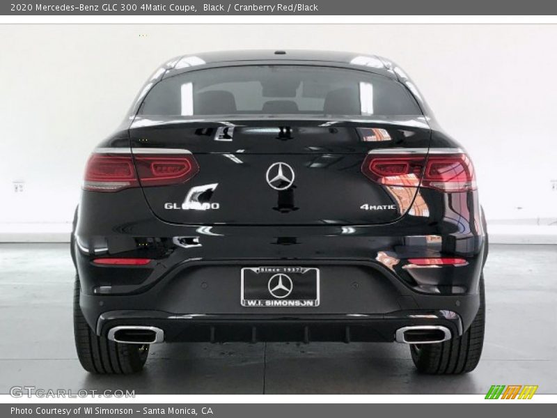 Black / Cranberry Red/Black 2020 Mercedes-Benz GLC 300 4Matic Coupe