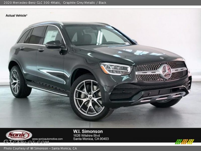 Graphite Grey Metallic / Black 2020 Mercedes-Benz GLC 300 4Matic