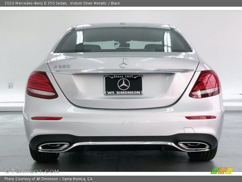 Iridium Silver Metallic / Black 2020 Mercedes-Benz E 350 Sedan