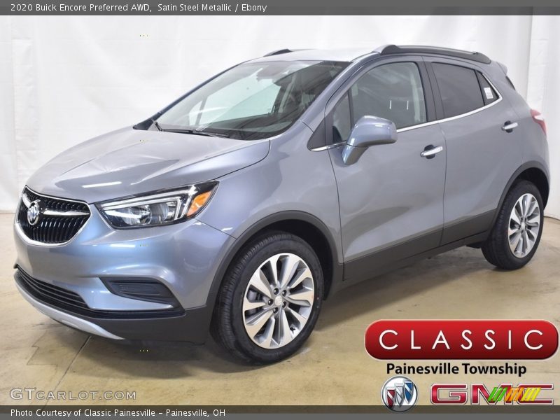 Satin Steel Metallic / Ebony 2020 Buick Encore Preferred AWD