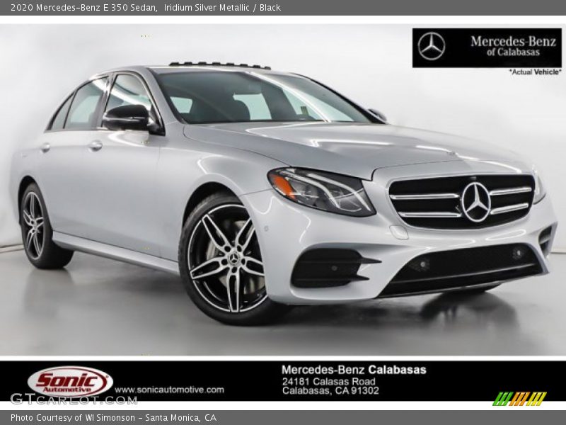 Iridium Silver Metallic / Black 2020 Mercedes-Benz E 350 Sedan