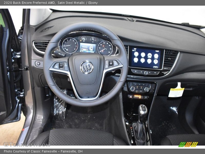 Satin Steel Metallic / Ebony 2020 Buick Encore Preferred AWD