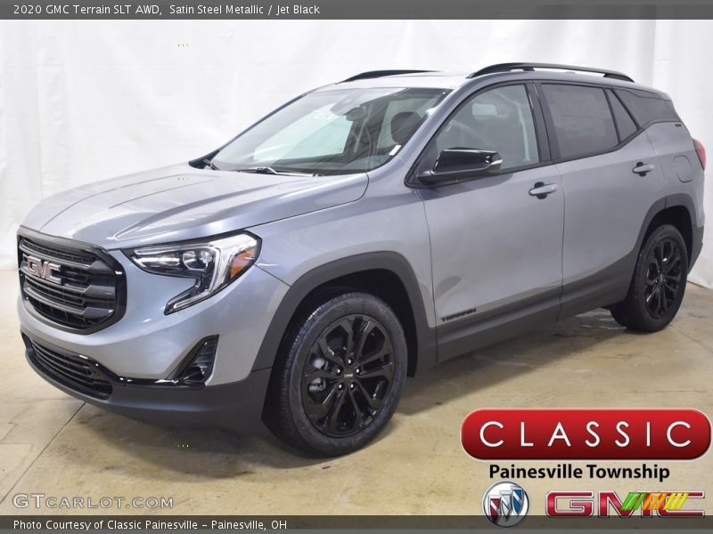 Satin Steel Metallic / Jet Black 2020 GMC Terrain SLT AWD