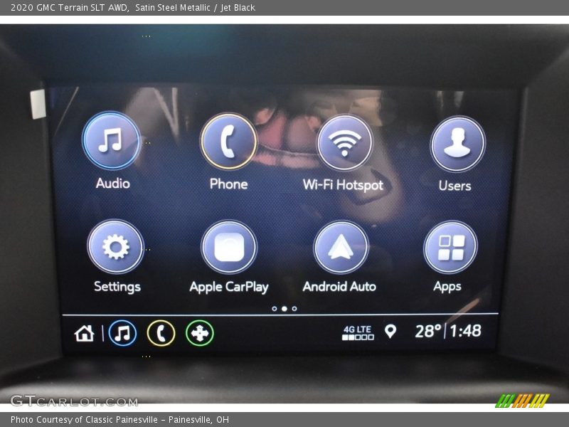 Satin Steel Metallic / Jet Black 2020 GMC Terrain SLT AWD