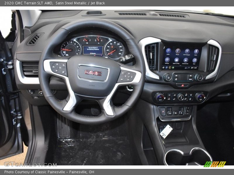 Satin Steel Metallic / Jet Black 2020 GMC Terrain SLT AWD