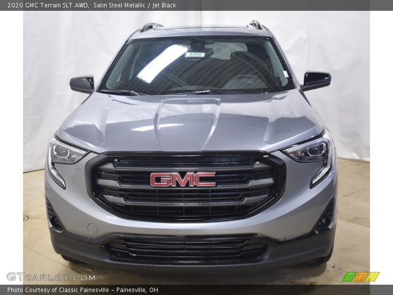 Satin Steel Metallic / Jet Black 2020 GMC Terrain SLT AWD