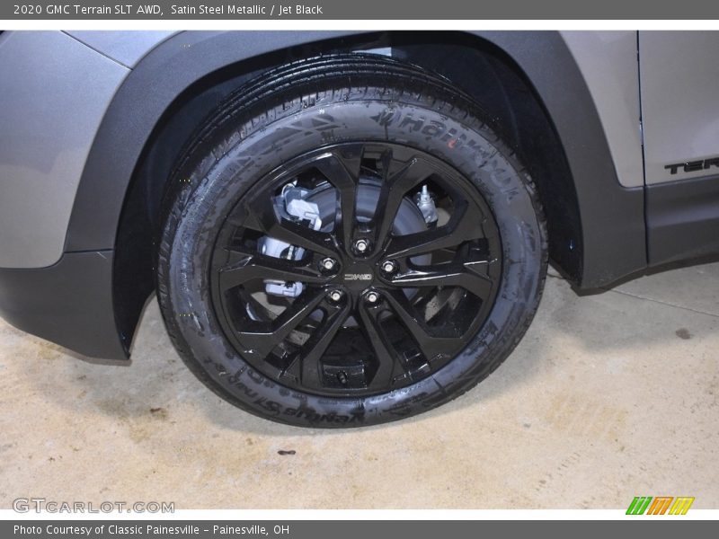 Satin Steel Metallic / Jet Black 2020 GMC Terrain SLT AWD