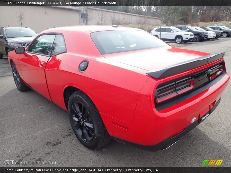 Go Mango / Black Houndstooth 2020 Dodge Challenger SXT AWD