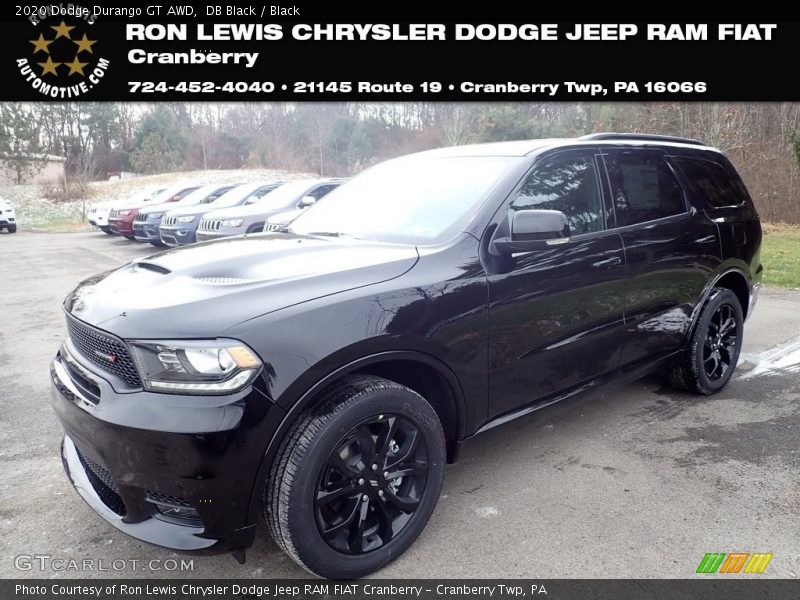 DB Black / Black 2020 Dodge Durango GT AWD