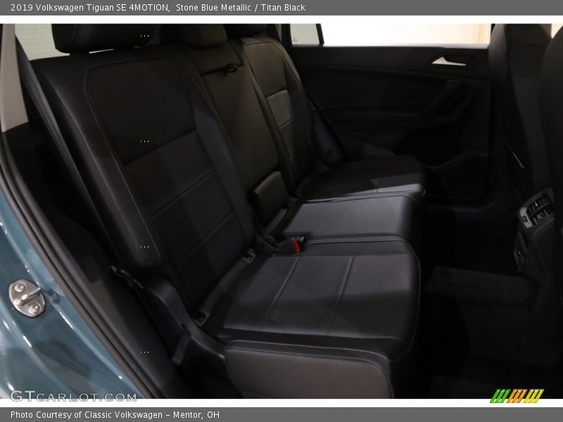 Stone Blue Metallic / Titan Black 2019 Volkswagen Tiguan SE 4MOTION