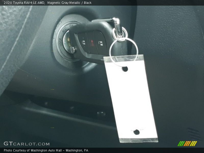 Magnetic Gray Metallic / Black 2020 Toyota RAV4 LE AWD