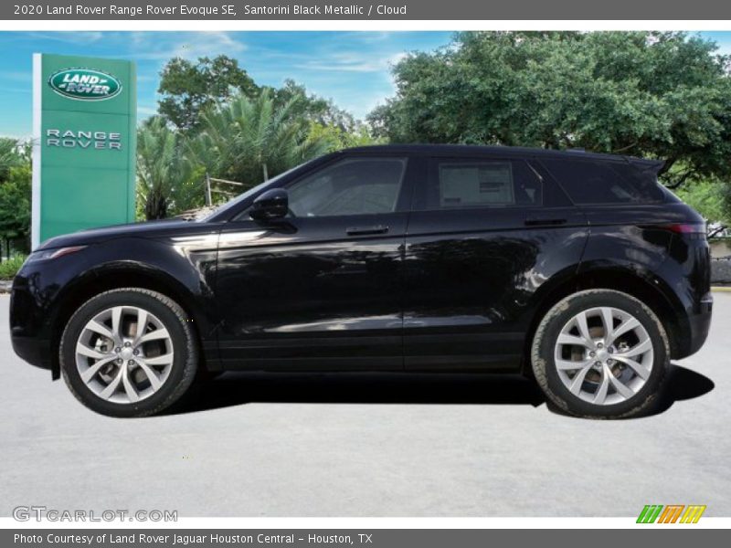 Santorini Black Metallic / Cloud 2020 Land Rover Range Rover Evoque SE