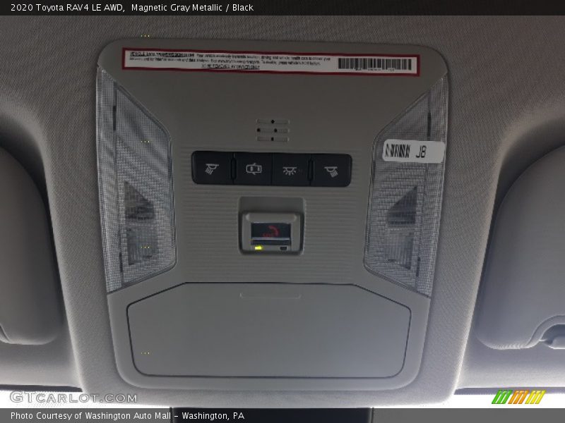 Magnetic Gray Metallic / Black 2020 Toyota RAV4 LE AWD