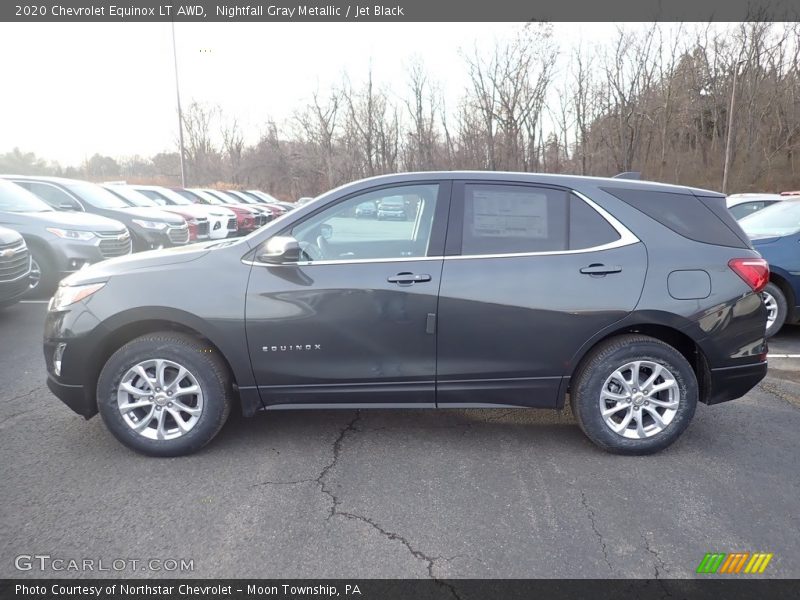 Nightfall Gray Metallic / Jet Black 2020 Chevrolet Equinox LT AWD