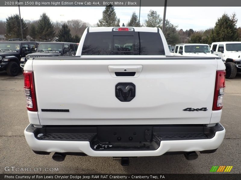 Bright White / Black 2020 Ram 1500 Big Horn Night Edition Crew Cab 4x4
