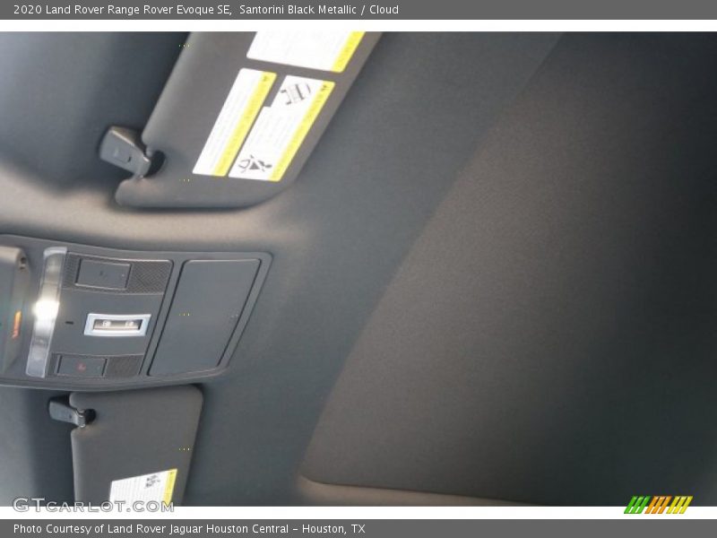 Santorini Black Metallic / Cloud 2020 Land Rover Range Rover Evoque SE