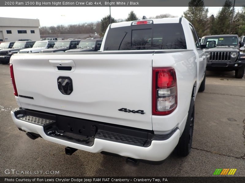 Bright White / Black 2020 Ram 1500 Big Horn Night Edition Crew Cab 4x4
